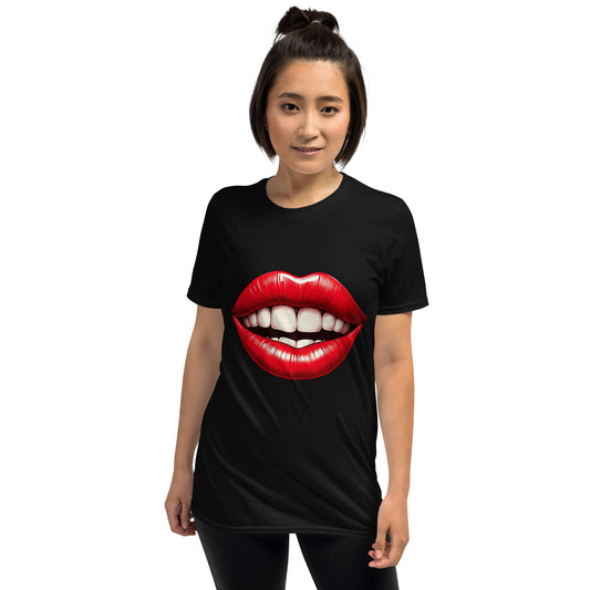 T-shirt femme lèvres